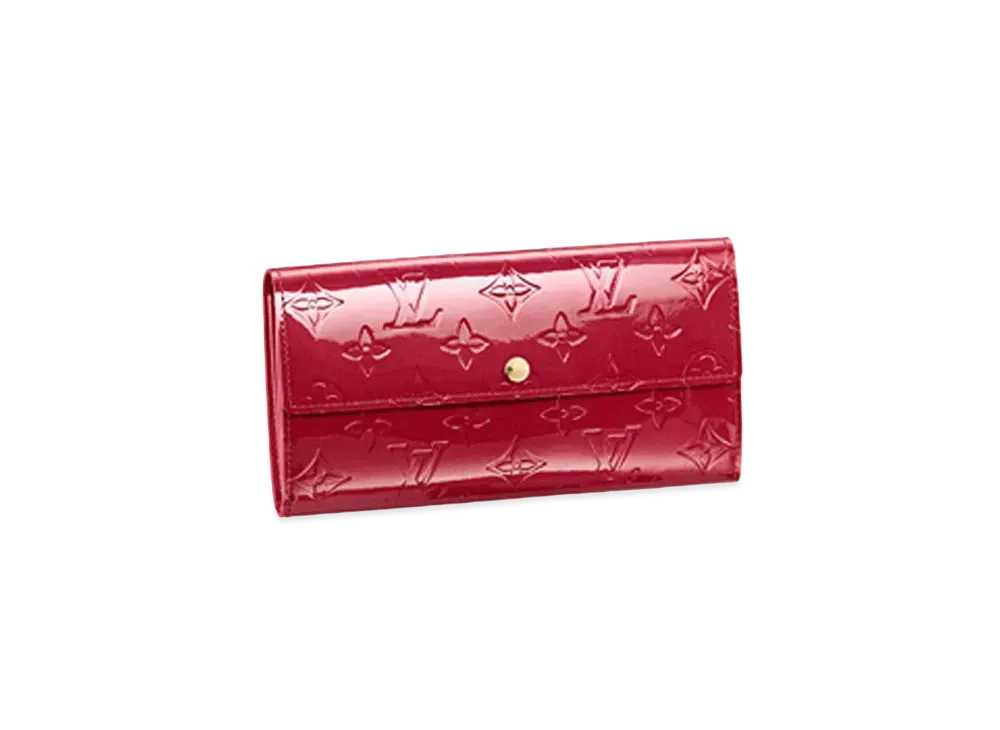 Louis Vuitton Monogram Vernis Portefeuille Sarah "Pomme d'Amour"