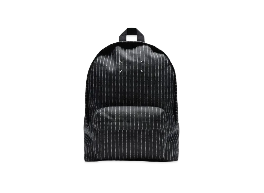 Maison Margiela Pinstripe Backpack "Black"