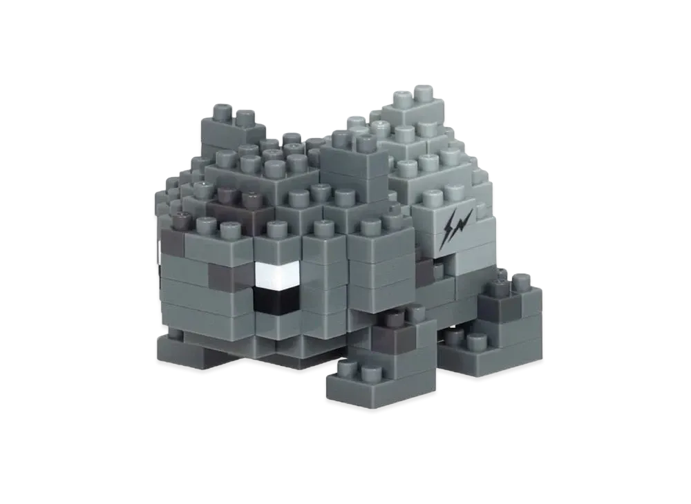 FRAGMENT x POKEMON THUNDERBOLT PROJECT NANOBLOCK(R) FUSHIGIDANE "Black"