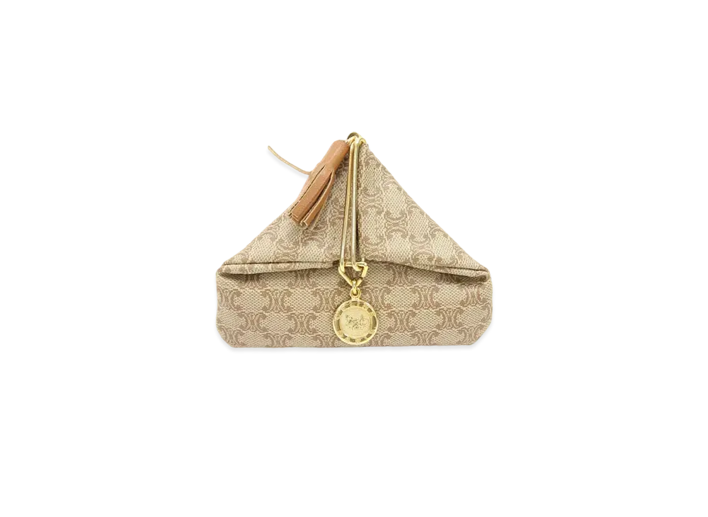 CELINE Macadam Coin Case "Beige"