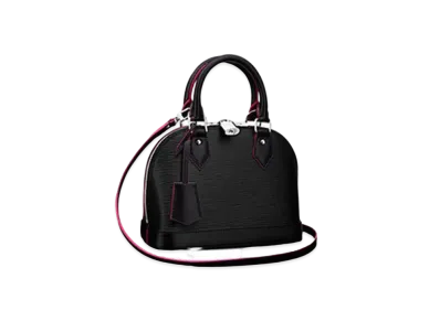 Louis Vuitton Epi Alma BB "Noir/Hot Pink"