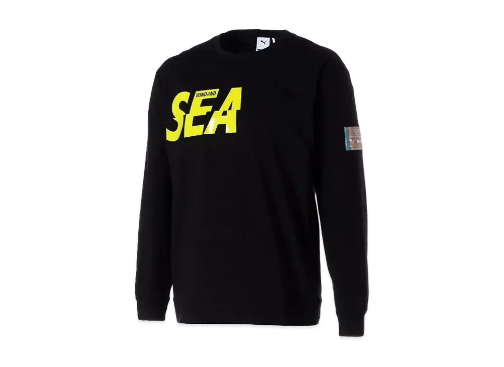 WIND AND SEA x PUMA L/S Tee "Black"
