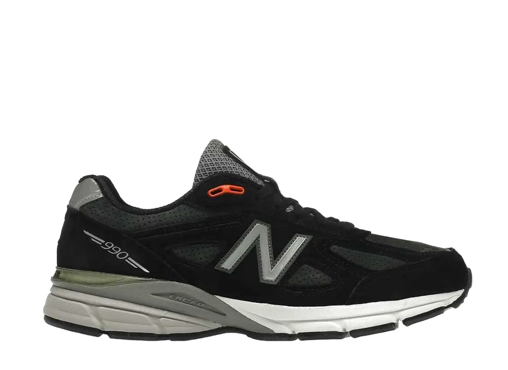 ニューバランス 990V4 "ブラック/オリーブ/オレンジ"
