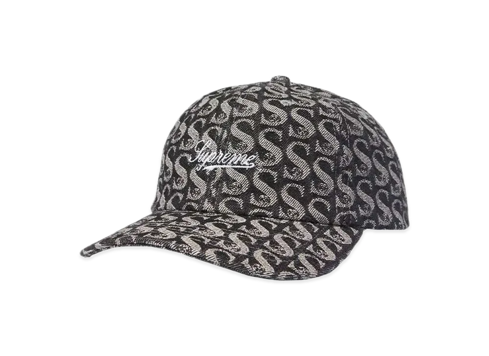 Supreme Monogram Denim 6-Panel "Black"