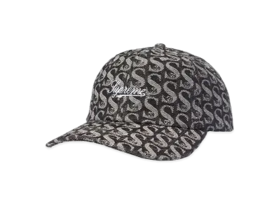Supreme Monogram Denim 6-Panel "Black"