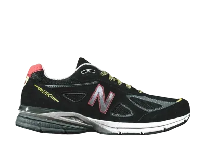 DTLR × ニューバランス 990V4 "ブラック/レッド イエロー"