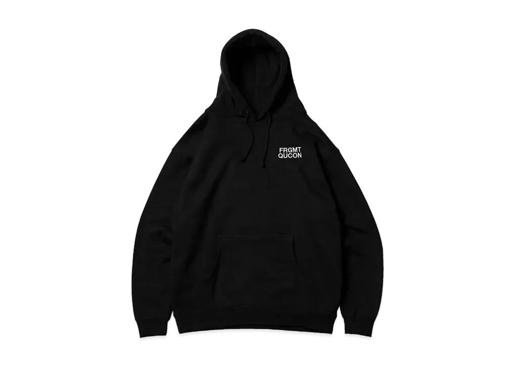 FRAGMENT x Qucon HOODIE "Black"