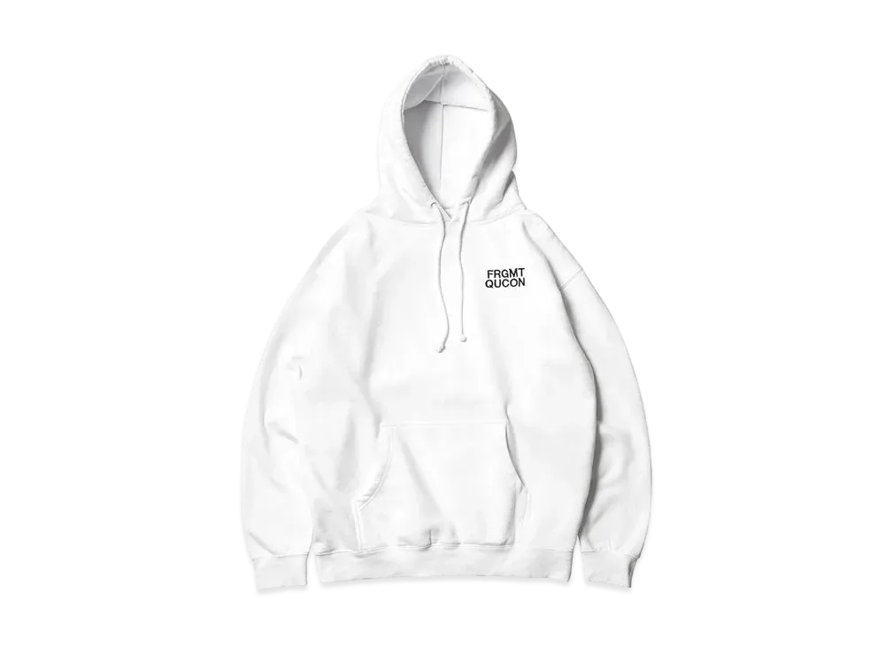 FRAGMENT x Qucon HOODIE "White"