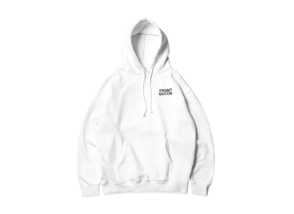 FRAGMENT x Qucon HOODIE "White"