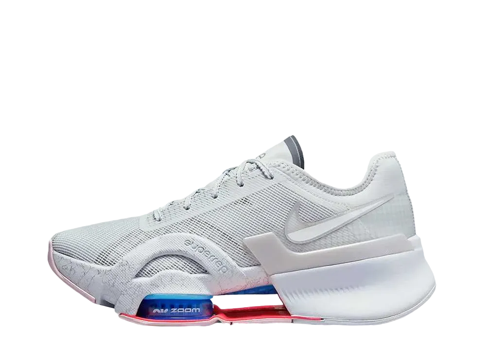 ナイキ ウィメンズ エア ズーム スーパーレップ 3 "ピュア プラチナム/メタル シルバー"