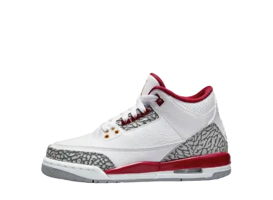 Nike GS Air Jordan 3 "Cardinal Red"