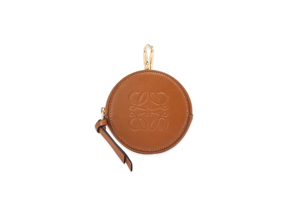 LOEWE Mini Cookie Pouch In Soft Calfskin "Tan"