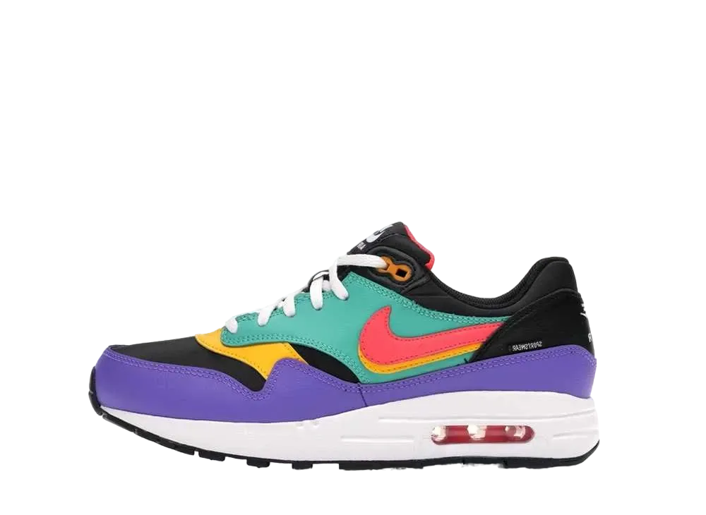 ナイキ GS エアマックス1 ゲーム チェンジ "ブラック/キネティックグリーン"