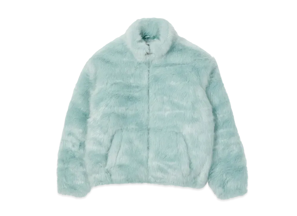 PALACE FAUX FUR JACKET "Icey Blue"