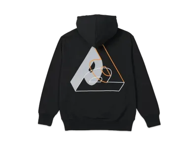 PALACE BIG P HOOD "Black"