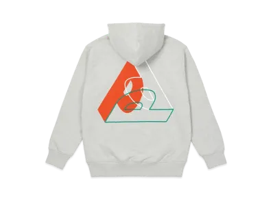 PALACE BIG P HOOD "Grey Marl"