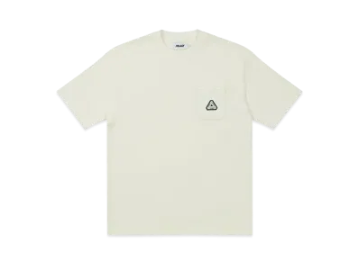 PALACE WAFFLE OVERLOCK T-SHIRT "Natural White"