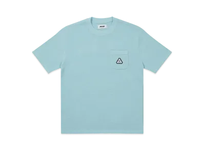 PALACE WAFFLE OVERLOCK T-SHIRT "Light Blue"