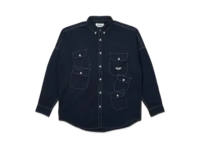 PALACE MULTI POCKET SHIRT "Navy"