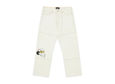 PALACE DUCK BOMB PANEL JEANS "White"