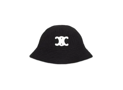 CELINE Seamless Cashmere Bucket Hat "Black"
