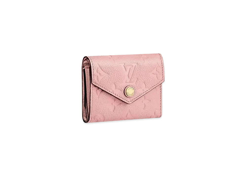 Louis Vuitton Monogram Empreinte Portefeuille Zoe "Rose Poudre"