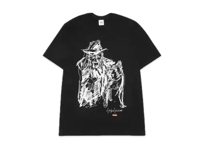 Supreme / Yohji Yamamoto® Scribble Portrait Tee "Black"
