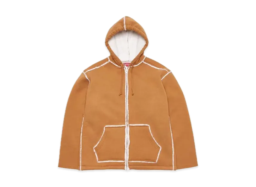 Supreme Faux Shearling Hooded Jacket Supreme Faux Shearling Hooded Jacket