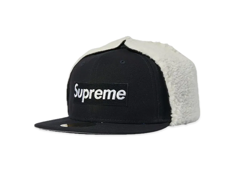 Supreme Earflap Box Logo New Era "Navy"