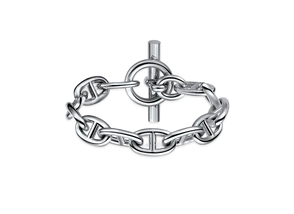 Hermes Chaine D'ancre TGM Bracelet "Silver"