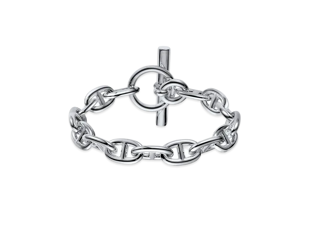 Hermes Chaine D'ancre MM Bracelet "Silver"