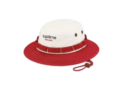 Supreme Contrast Boonie Bucket Hat "Red"