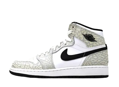 Nike Air Jordan 1 Retro Hi Prem BG "White/Platinum/Black"