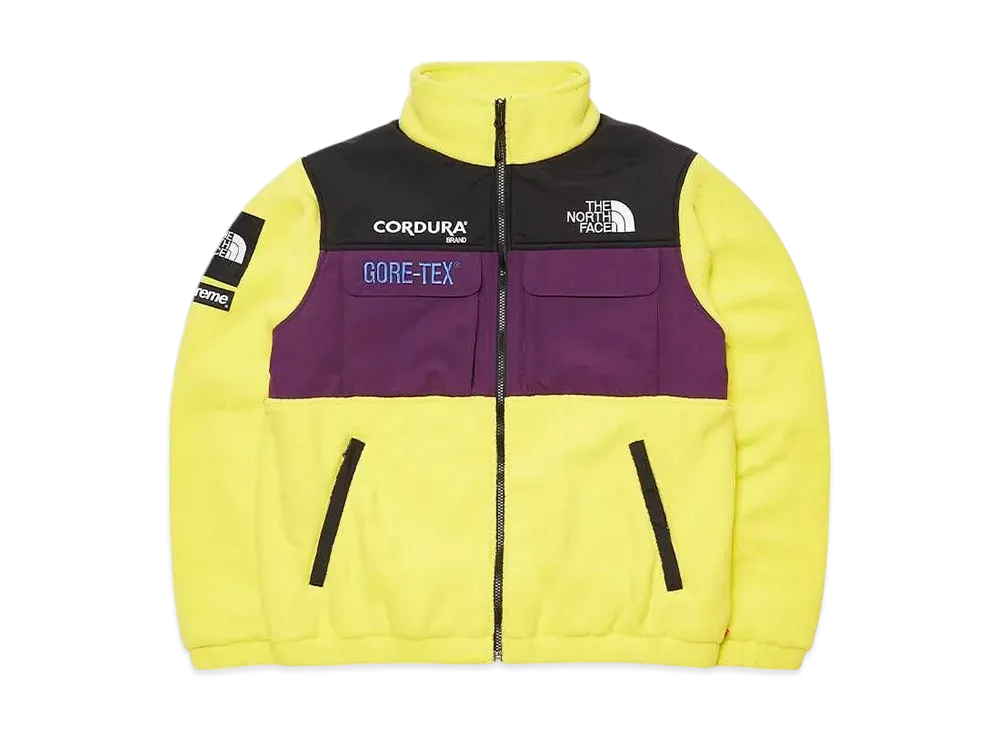 Supreme x The North Face Expedition Fleece Jacket "Yellow"