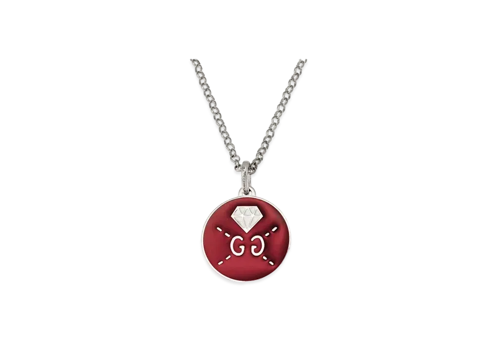 GUCCI Ghost Necklace "Red"