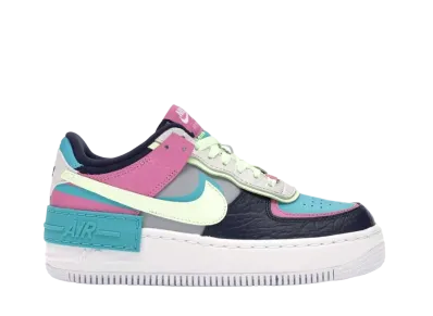 Nike Women's Air Force 1 Low Shadow "Barely Volt Oracle Aqua"