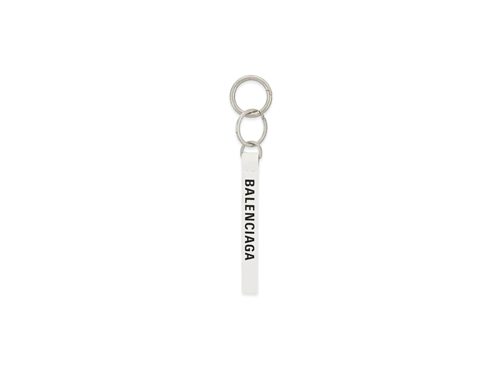 BALENCIAGA Everyday Keyring "White"