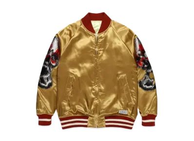 WACKO MARIA 56 TATTOO / VELOUR VIETNAM JACKET "Gold"