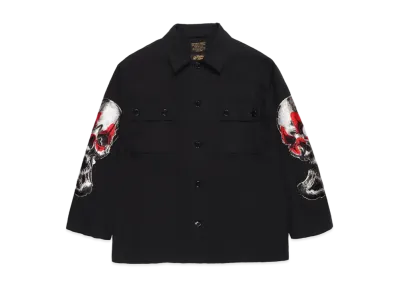 WACKO MARIA 56 TATTOO / ARMY SHIRT "Black"