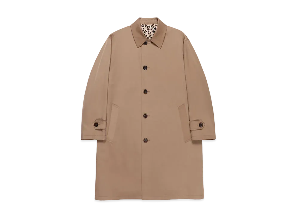 WACKO MARIA BAL COLLAR COAT "Light Beige"