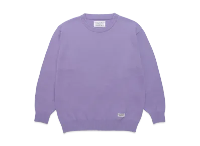 WACKO MARIA CLASSIC KNIT SWEATER "Purple"