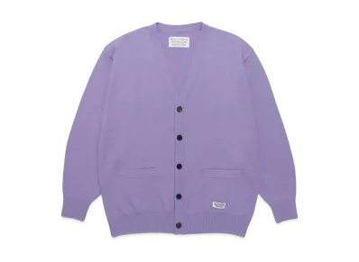 WACKO MARIA CLASSIC KNIT CARDIGAN "Purple"