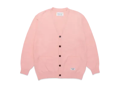 WACKO MARIA CLASSIC KNIT CARDIGAN "Pink"