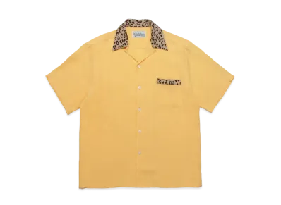 WACKO MARIA TWO TONE OPEN COLLAR SHIRT "Yellow"