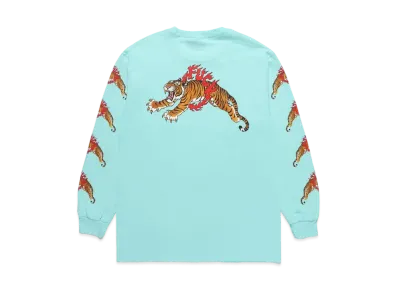 WACKO MARIA TIM LEHI / LONG SLEEVE T-SHIRT "Blue"
