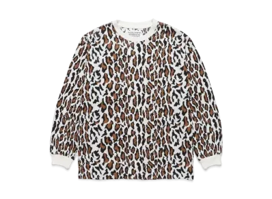 WACKO MARIA LEOPARD THERMAL SHIRT "White"