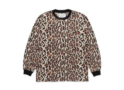 WACKO MARIA LEOPARD THERMAL SHIRT "Beige"
