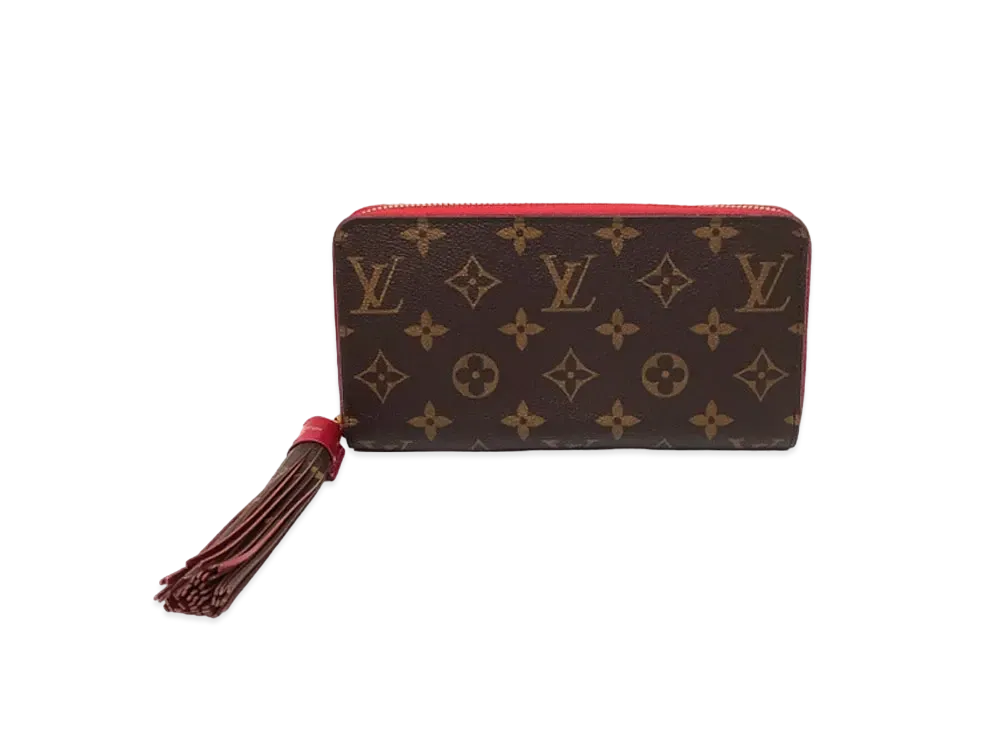 Louis Vuitton Monogram Zippy Wallet Tassel "Fuchsia"