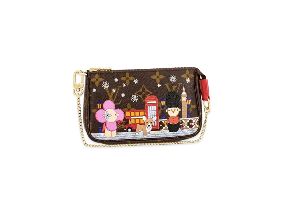 Louis Vuitton Mini Pochette Accessoires Monogram Christmas Limited