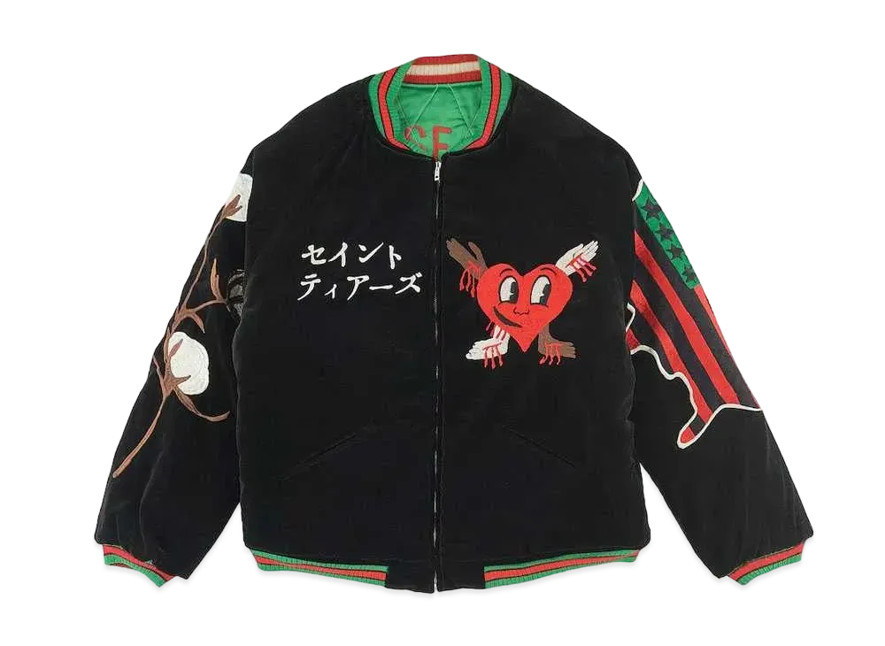 SAINT Mxxxxxx × DENIM TEARS RVRSBL SUKAJYAN "Green"